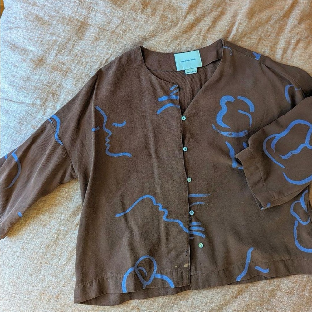 Paloma Wool abstract face top